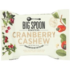 BIG SPOON ROASTERS: Cranberry Cashew Peanut Butter Bar, 60 gm