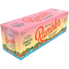 RAMBLER: Water Sparkling Grapefruit, 144 fo