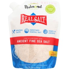 REDMOND: Real Salt Fine Refill Pouch, 26 oz
