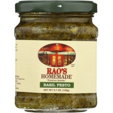 RAOS: Homemade Basil Pesto, 6.7 oz