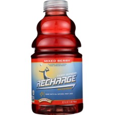 KNUDSEN: Recharge Mixed Berry Flavored Juice Sports Beverage with Electrolytes, 32 fo