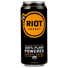 RIOT ENERGY: Mango Energy Drink, 16 fo