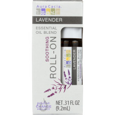 AURA CACIA: Lavender Roll On Essential Oil, 0.31 fo AURA CACIA: Lavender Roll On Essential Oil, 0.31 fo