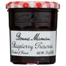 BONNE MAMAN: Raspberry Preserves, 13 oz