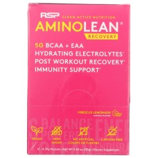 RSP NUTRITION: Amino Lean Pink Lemonade, 12 PK