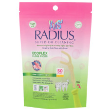 RADIUS: Ecoflex Kids Bubblegum Floss Picks 50 Count, 1 ea