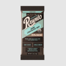 RAWMIO: Dark Chocolate Bar with Vanilla Bean, 1.76 oz