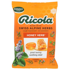 RICOLA: Honey Herb Cough and Throat Drops, 45 pc