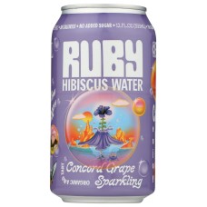 RUBY: Concord Grape Sparkling Hibiscus, 12 fo