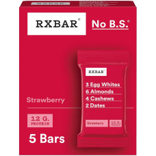 RXBAR: Strawberry Bar 5 Count, 9.15 oz