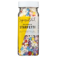 SUPERNATURAL: Rainbow Starfetti Sprinkles, 3 oz