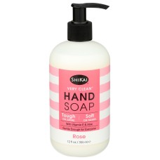 SHIKAI: Very Clean Liquid Hand Soap Rose, 12 oz
