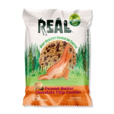 REAL COOKIES: Peanut Butter Chocolate Cookies 2 Count, 1.76 oz