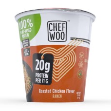 CHEF WOO: Roasted Chicken Flavor Ramen, 2.5 oz