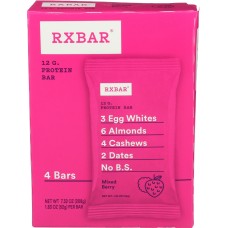 RXBAR: Mixed Berry Protein Bars 4Pack, 4 pk