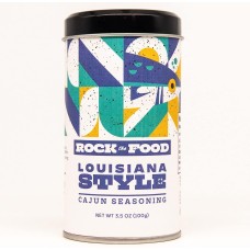 ROCK THE FOOD: Louisiana Style Cajun Seasoning Shaker, 3.5 oz