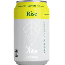 KITE: Moringa Lemon Rise Sparkling Adaptogenic Tea, 12 fo