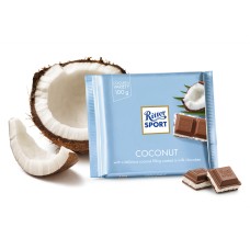 RITTER SPORT: Coconut Chocolate Bar, 3.5 oz
