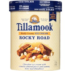 TILLAMOOK: Rocky Road Ice Cream, 56 oz