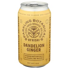 RISHI TEA: Beverage Sparkling Dandelion Ginger, 12 fo