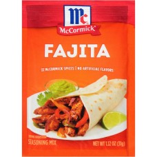 MC CORMICK: Fajitas Seasoning Mix, 1.12 oz