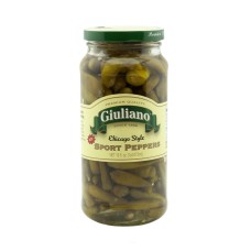 GIULIANO: Chicago Style Sport Peppers, 16 oz