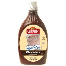 GEFEN: Sugar Free Chocolate Syrup, 18 oz