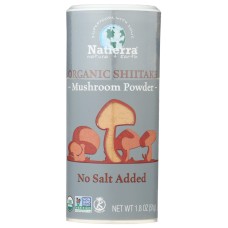 NATIERRA: Organic Shiitake Mushroom Powder, 1.8 oz