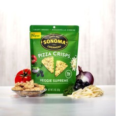 SONOMA CREAMERY: Veggie Supreme Pizza Crisps, 2 oz