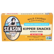 SEASONS: Kipper Snacks No Salt Added, 3.25 oz