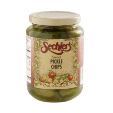 SECHLERS: Sweet Pickle Chips, 16 oz