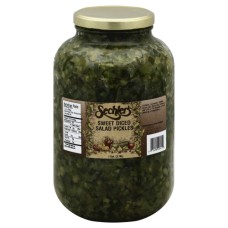 SECHLERS: Sweet Diced Salad Pickles, 1 ga