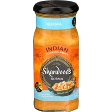 SHARWOODS: Korma Cooking Sauce, 14.1 oz