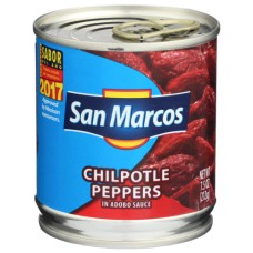SAN MARCOS: Chipotle Peppers in Adobo Sauce, 7.5 oz