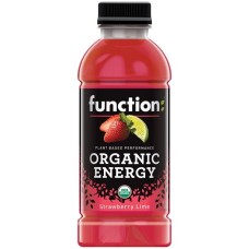 FUNCTION DRINKS: Organic Energy Strawberry Lime, 16.9 fo