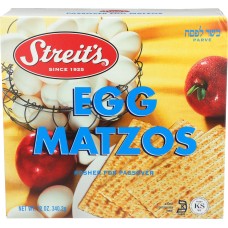 STREITS: Egg Matzo, 12 oz