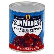 SAN MARCOS: Chipotle Peppers In Adobo Sauce, 28 oz