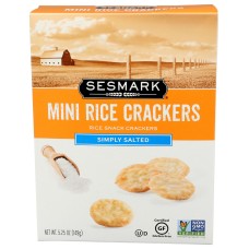 SESMARK: Simply Salted Mini Rice Crackers, 5.25 oz