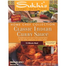 SUKHIS: Classic Curry Indian Sauce, 3 oz