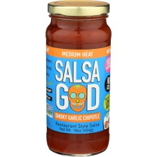 SALSA GOD: Smoky Garlic Chipotle, 16 oz