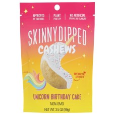 SKINNYDIPPED: Unicorn Birthday Cake Cashews, 3.5 oz