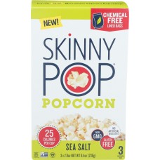 SKINNY POP: Popcorn Sea Salt Microwave, 8.4 oz