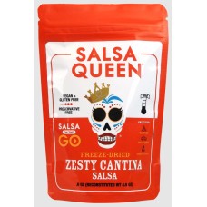 SALSA QUEEN: Freeze Dried Zesty Cantina Salsa, 0.6 oz