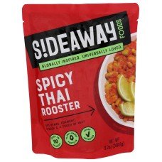 SIDEAWAY FOODS: Spicy Thai Rooster Entree, 9.2 oz