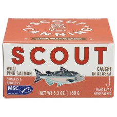 SCOUT: Wild Pink Salmon, 5.3 oz