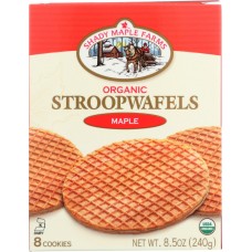 SHADY MAPLE FARM: Organic Stroopwafels Maple, 8.5 oz