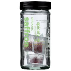 SPICELY ORGANICS: Organic Saffron Jar, 0.021 oz