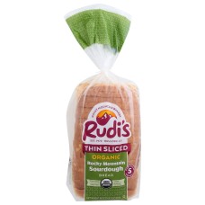 RUDIS: Thin Sliced Rocky Mountain Sourdough Bread, 18 oz