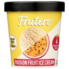 FRUTERO ICE CREAM: Passion Fruit Ice Cream, 1 pt