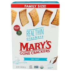 MARYS GONE CRACKERS: Sea Salt, 14 oz